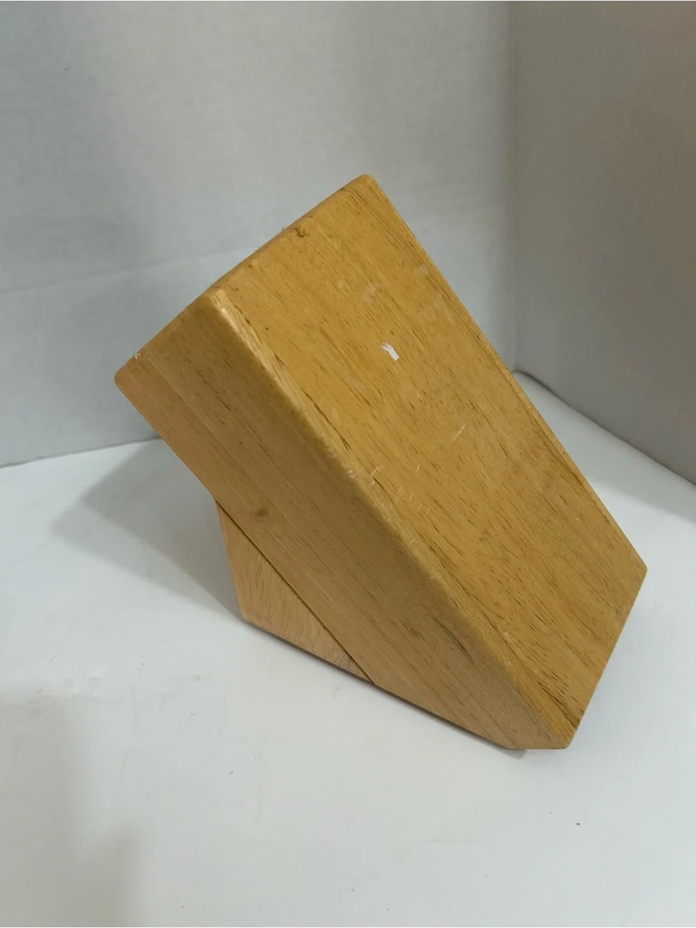 JA Henckels International Wood Wooden Knife Block Holder 6 Slots Block Only
